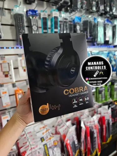 Headset cobra com adaptador 