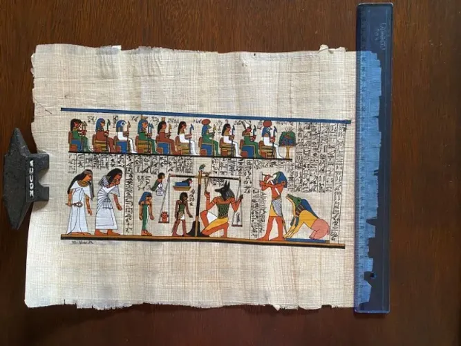 Dois papiros egípcios autênticos originais