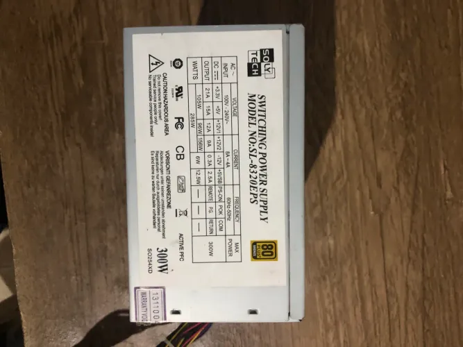 Fonte 300w com selo 80 plus bronze 