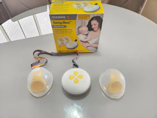 Bomba Tira Leite Eletrica Dupla Swing Maxi Medela