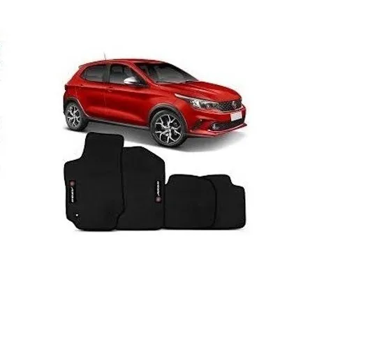Jogo de tapete wave argo 4 pcs mzytb ssdvg