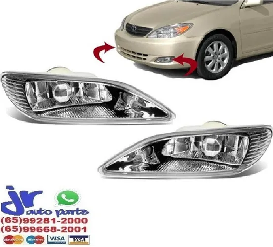 Farol De Milha Toyota Camry 2004 2005 2006 Auxiliar Neblina