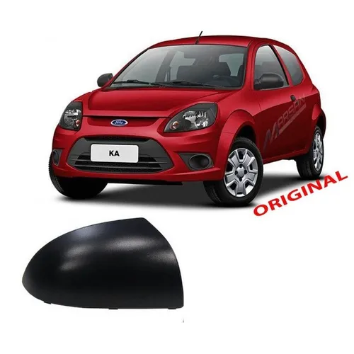 Capa do retrovisor moldura Aplique Preto Ford Ka 2008 ate 2014 sem pisca valor unitario