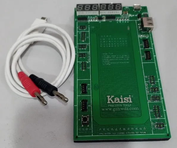 Placa para Reativar Bateria Iphone e Samsung Kaisi K-9208 com Lcd Duplo
