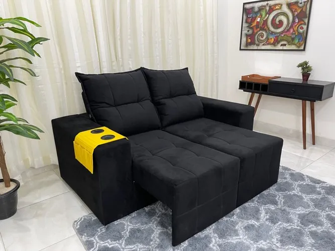 Sofá Retrátil e Reclinável Lisboa 1,70 - Compre Hoje Receba Amanhã!!!Dez142