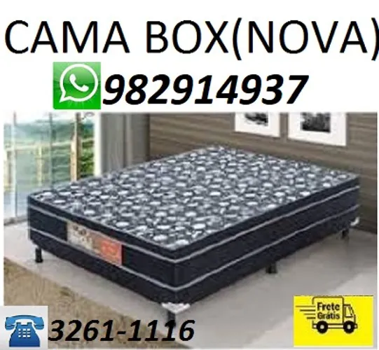 Mega promoção de Cama box Casal nova com Frete gratis,Aproveite!!