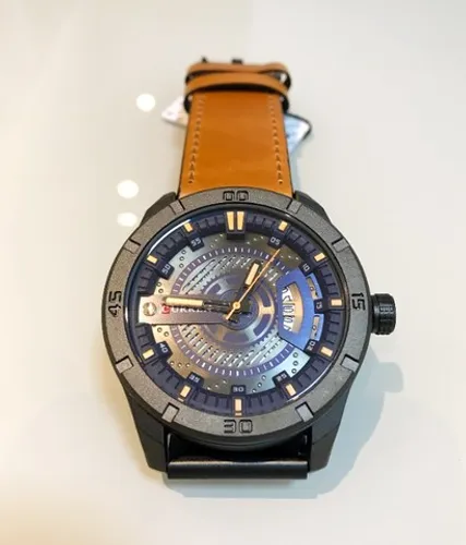 Relógio Esportivo Militar Curren com Pulseira de Couro