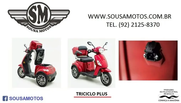 Triciclo Elétrico Plus-Am