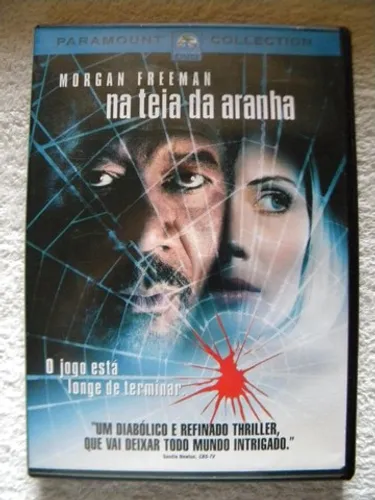 Dvd Na Teia da Aranha Morgan Freeman Original.