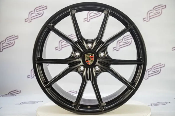 Rodas Porsche Boxster Foreged Preto Fosco 5x130 - 20x8,5 E 20x9,5 ( Consulte Preço) )