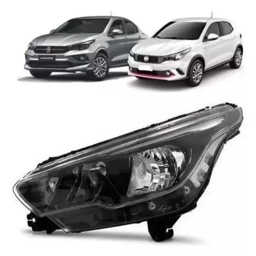Farol Mascara Negra Sem Led Argo Cronos 2018 2019 2020