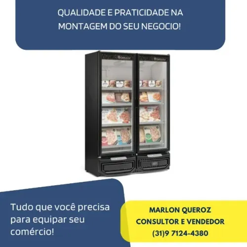 Freezer Expositor 2 Portas Gelopar