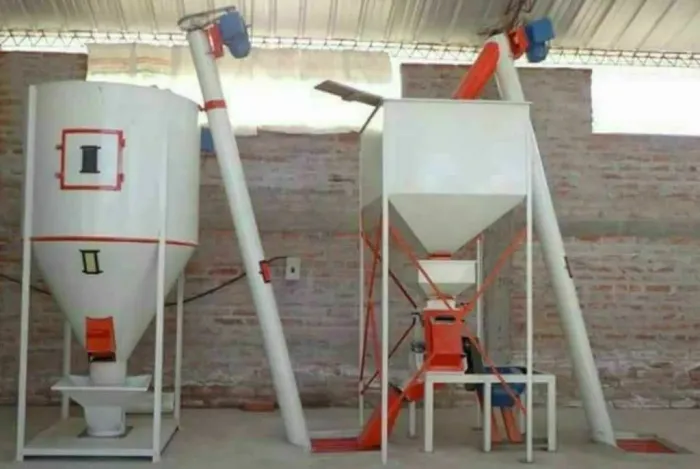 Mini Fábrica de Ração Farelada Compacta.