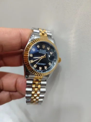 Relógio feminino pulseira de aço 28mm