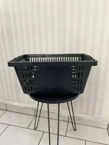 Cesto de Mercado Preto para Loja 