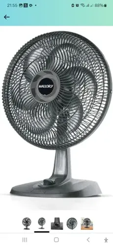PROMOÇÃO VENTILADOR MALLORY SUPER POTENTE GRANDE LACRADO-R$195.00 AVISTA.
