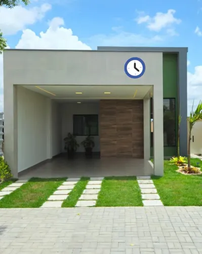 Vendo excelente casa 3/4 sendo uma suíte com piscina 