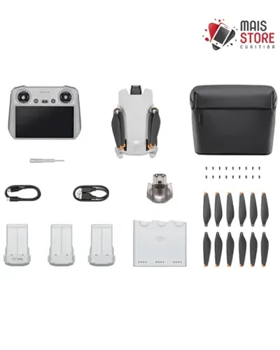 Drone Dji Mini 3 Fly More Combo (RC) Novo/Lacrado