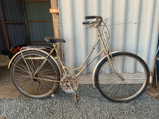 Bicicleta Monark Ipanema Série Prata Feminina