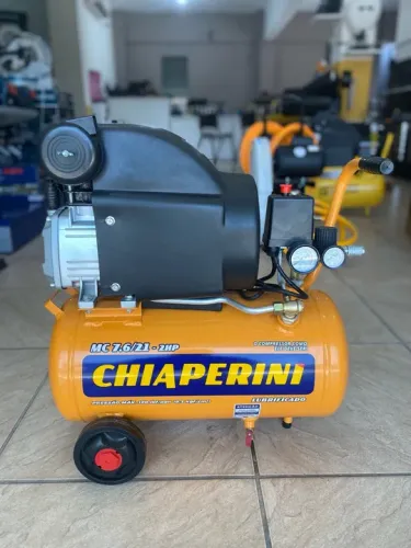 Compressor de Ar 21 Litros 120 Libras Motor 2Hp - Chiaperini (Novo)