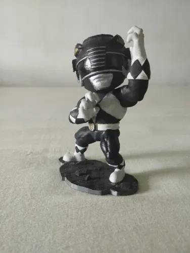 Boneco Power Ranger Preto - Colecionável