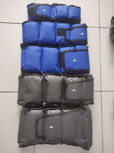 Caneleiras de peso Velcro - Para treino em casa
