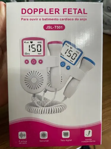 Doppler aparelho para ouvir os batimentos cardíacos do bebê