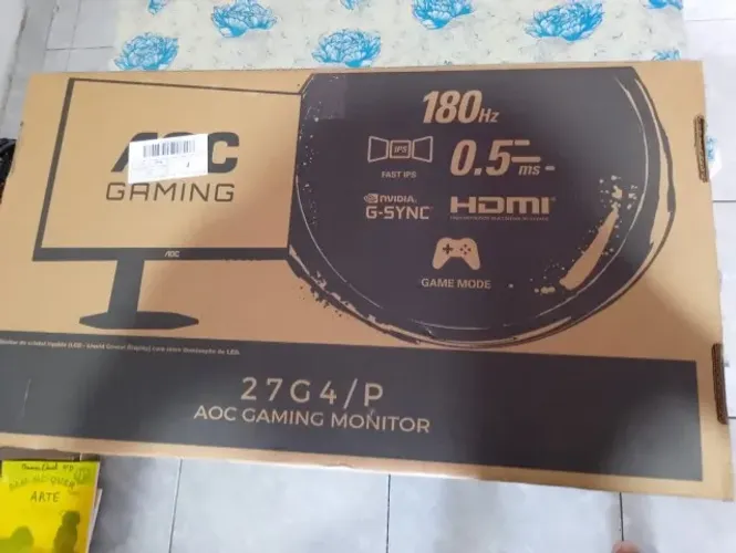 Monitor Gamer 27 180Hz 0,5Ms Novo