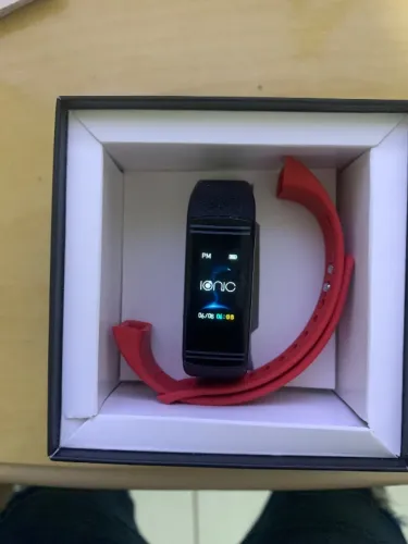 Relógio digital smartwatch ionic power chip
