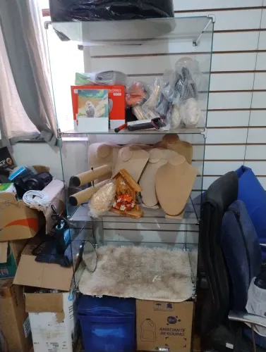 Estante de vidro para loja 