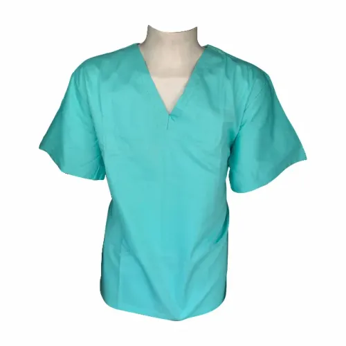 CAMISA EM BRIM VERDE ÁGUA GOLA V