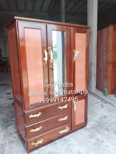 Guarda roupa de madeira Ypê 