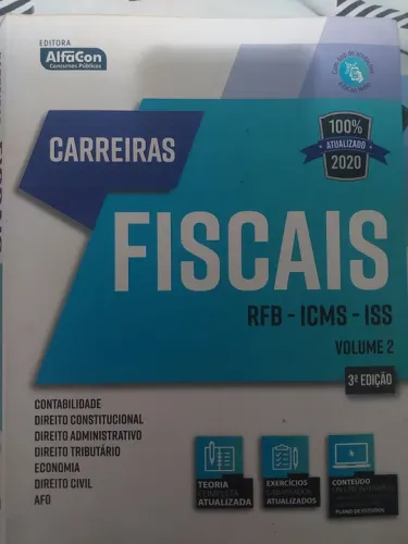 Livro Carreiras Fiscais - RFB, ICMS e ISS - 3ª Edição
