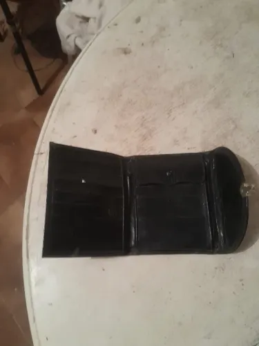 Carteira de couro legítimo feminina