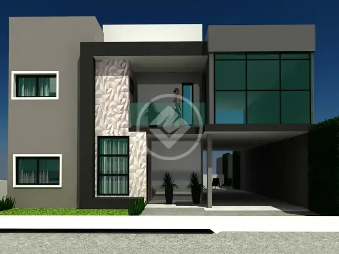 Sobrado Espaçoso com 3 Suítes + Área Gourmet de 55m²  Projeto Moderno e Funcional!" codigo