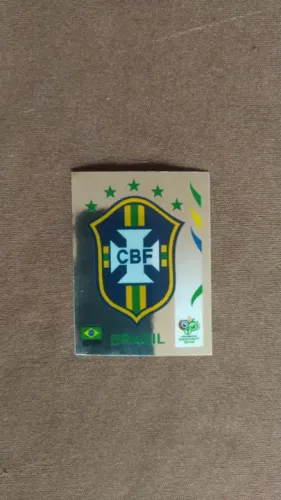 Figurinha Escudo do Brasil Copa de 2006
