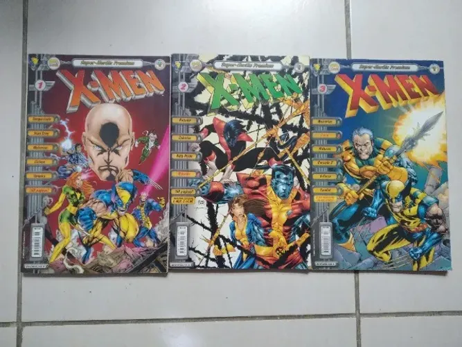 Hqs Super-heróis Premium X-men Vols 1 A 3