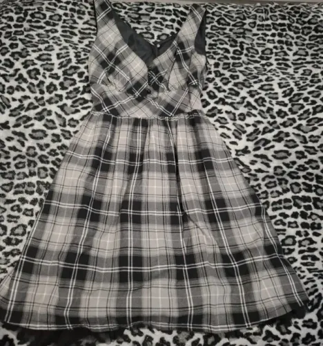 Vestido vintage xadrez seminovo