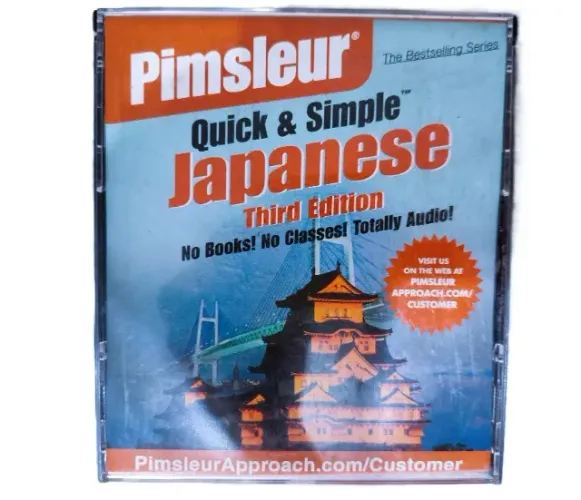 CDs Japanese Language " Pinsleur" 8 LESSONS  -Third Edition  -  2 CDs