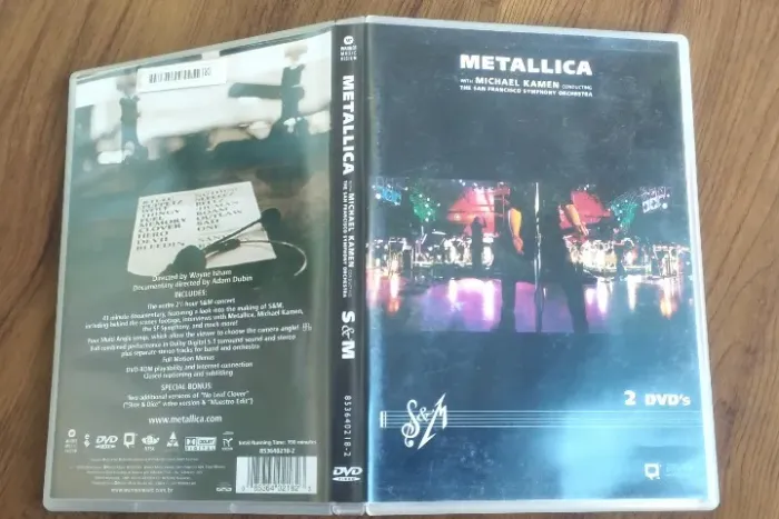 DVD Metallica S&M - Duplo