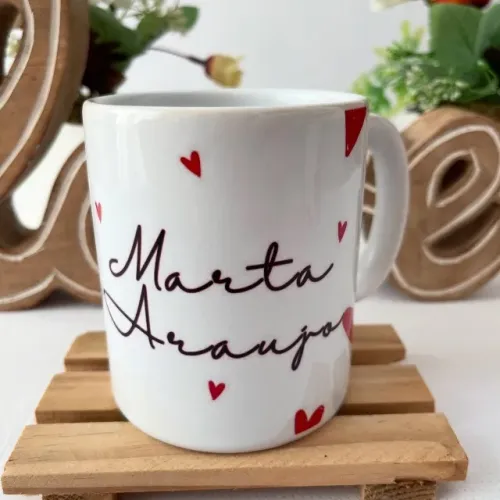 Caneca ?Amor Que Transborda? + Mini Coador