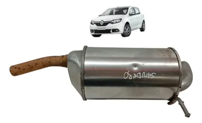 Escapamento Silencioso Renault Sandero Logan 1.0 2017 2018