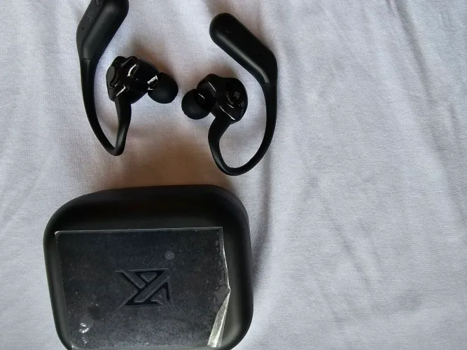F. de Ouvido KZ AE01 Bluetooth Sem kz com gancho de orelha Fio - Novos