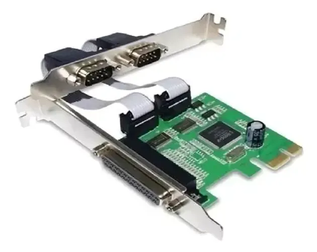 Placa PCI-E 2 Serial 1 Paralela Knup