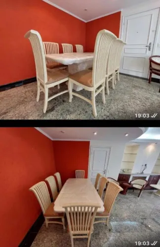 Conjunto mesa 8 cadeiras