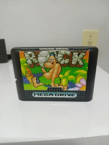 Jogo Mega Drive - Chuck Rock Paralela Chipada!
