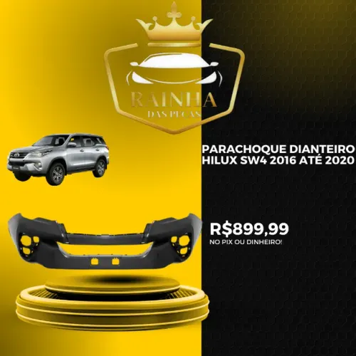 Parachoque Dianteiro Hilux Sw4 2016 até 2020