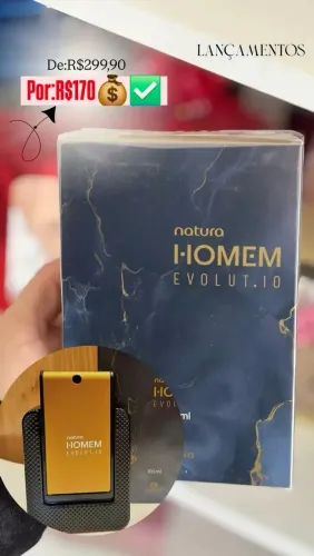 Natura Homem Evolut.10 - Lançamento!