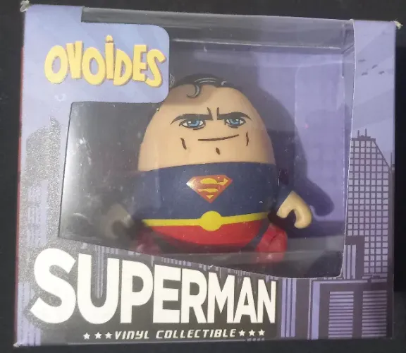 Bonecos Ovoides: Superman e Brainiac (cada um) 