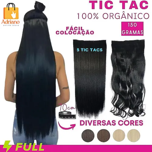 Mega hair  tic tac cabelo 